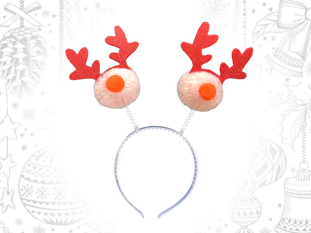 RED REINDEERS HEADBAND cod. 9314299