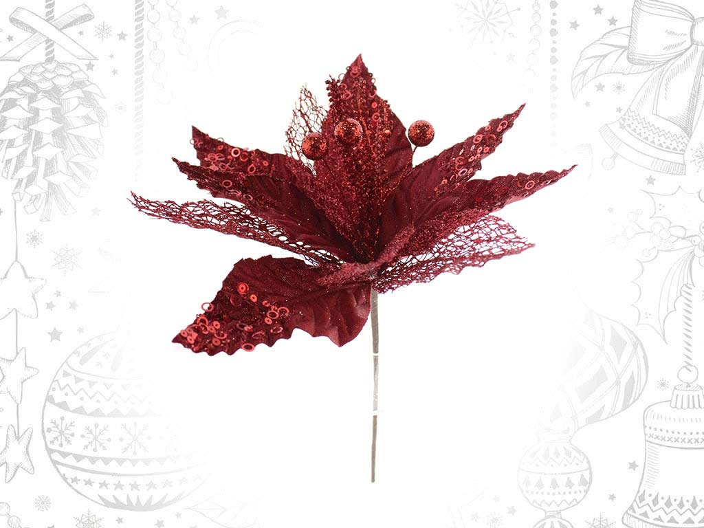 FLEUR POINSETIA ROUGE cod. 9314331