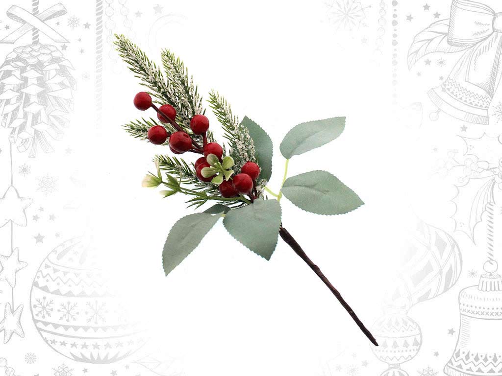 TIGE VERTE BAIES ROUGES cod. 9314373