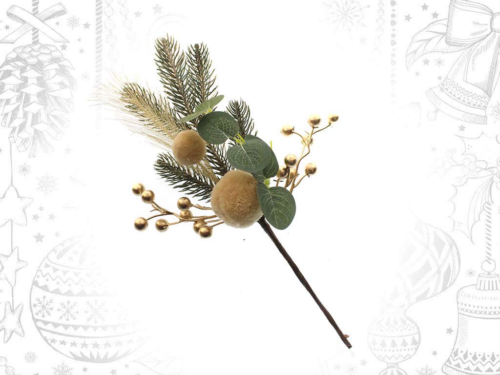 GOLDEN BERRIES FLOWERS ROD cod. 9314416