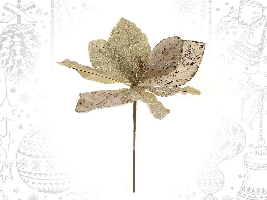 GOLDEN POINSETTIA FLOWER cod. 9314430