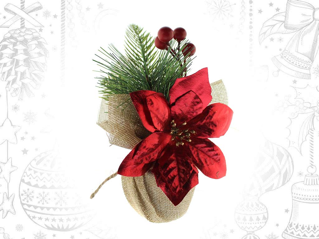 PLANTE DE POINSETIA ROUGE cod. 9314440