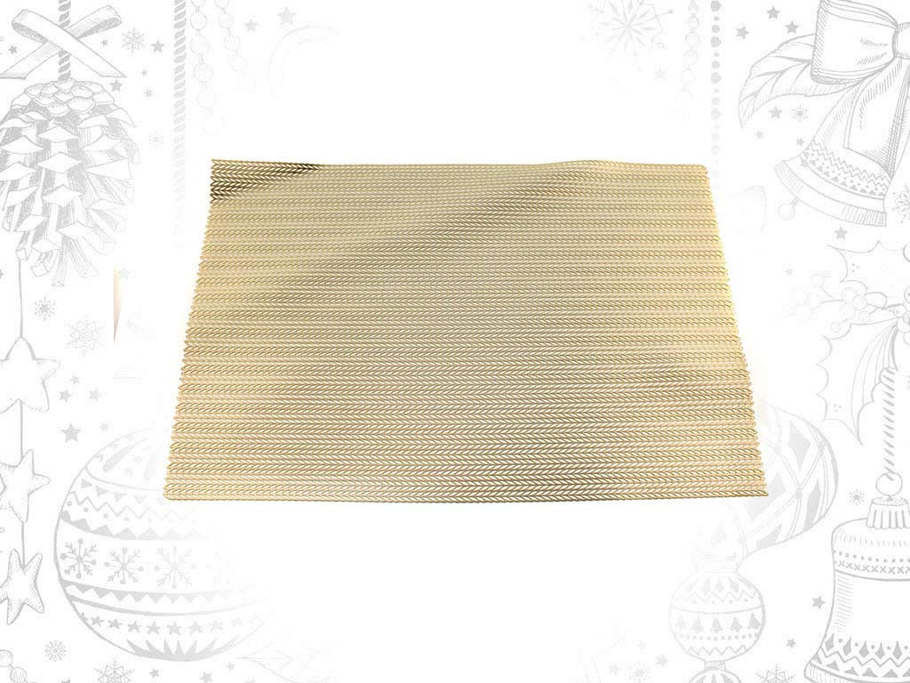 NAPPERON RECTANGULAIRE DOREE cod. 9314462