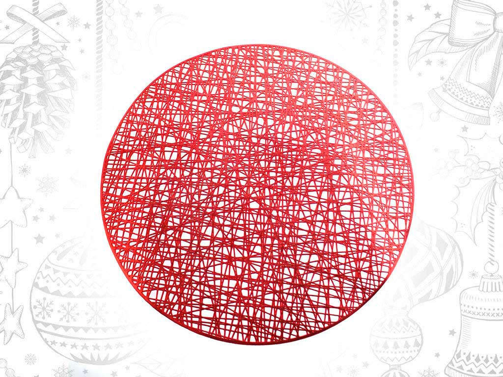 RED ROUND PLACEMAT cod. 9314474