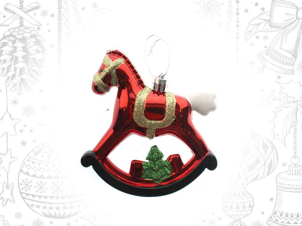 RED HORSE ORNAMENT cod. 9314526