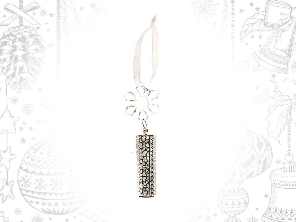 SILVER FLOWER ORNAMENT cod. 9314542