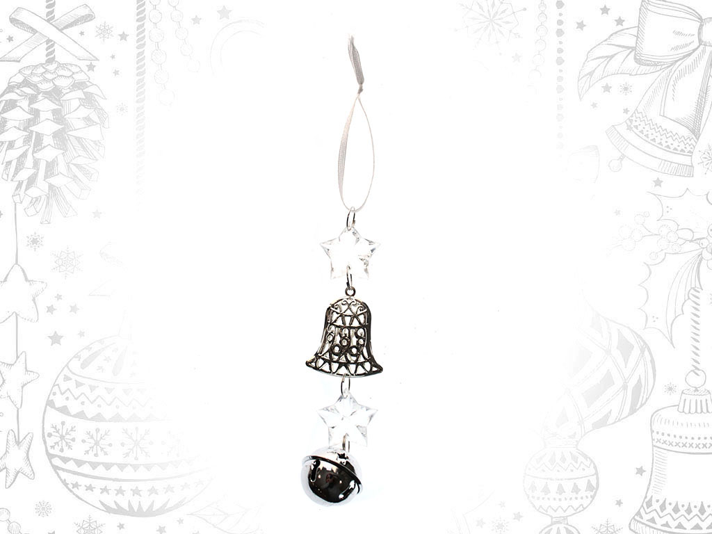 SILVER BELL ORNAMENT cod. 9314595