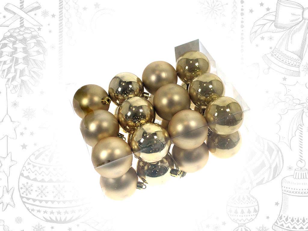 PACK 24 PALLINE DORATE cod. 9314806