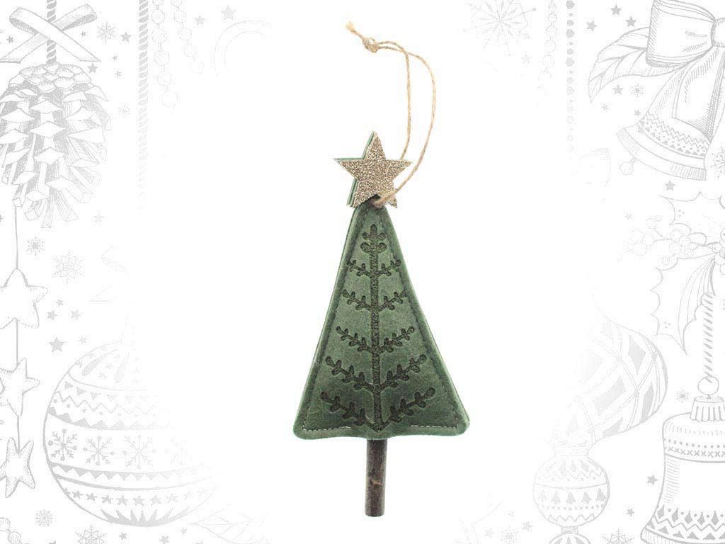 DARK GREEN TREE ORNAMENT cod. 9314911