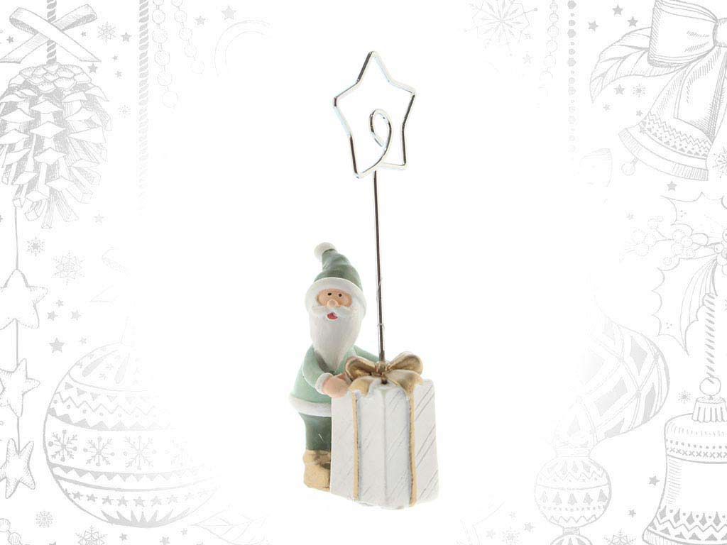 PINCE NOTES PERE NOEL VERT cod. 9314956