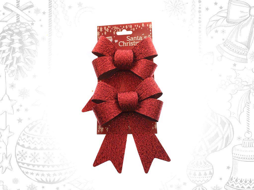 SET 2 LAZOS ROJO MED. cod. 9315060