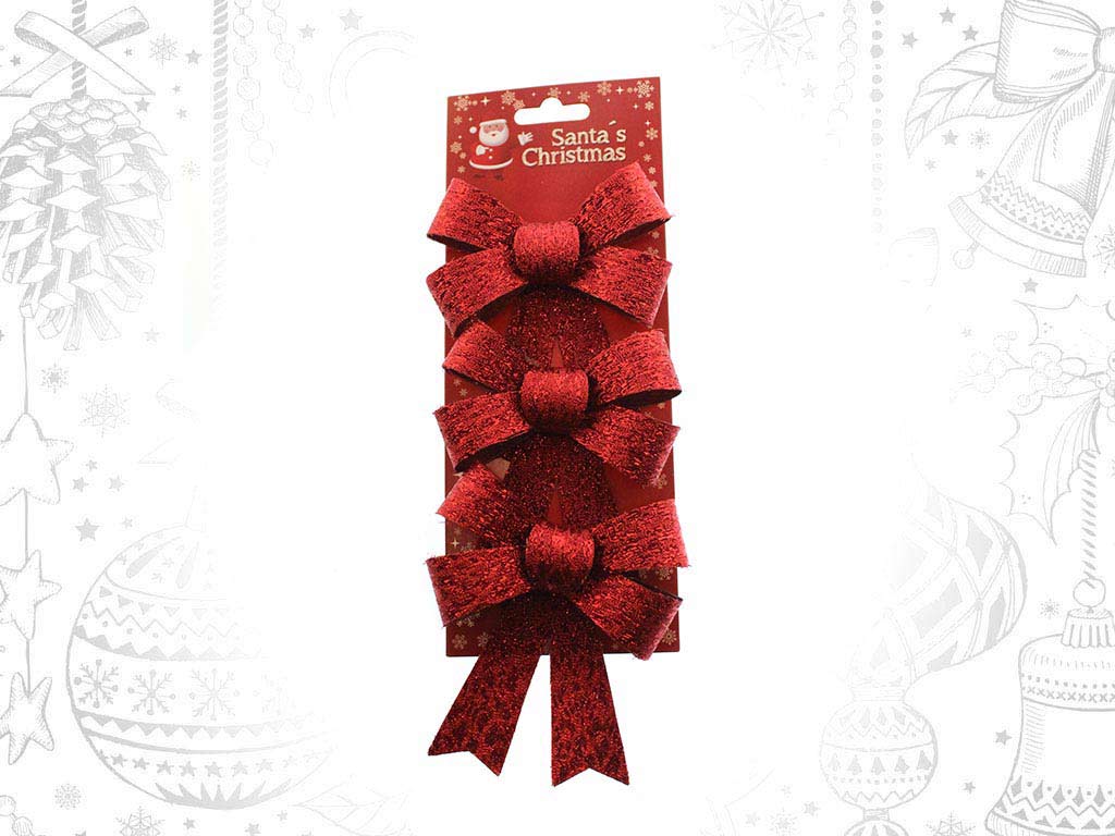 SET 3 LAZOS ROJO PEQ. cod. 9315061