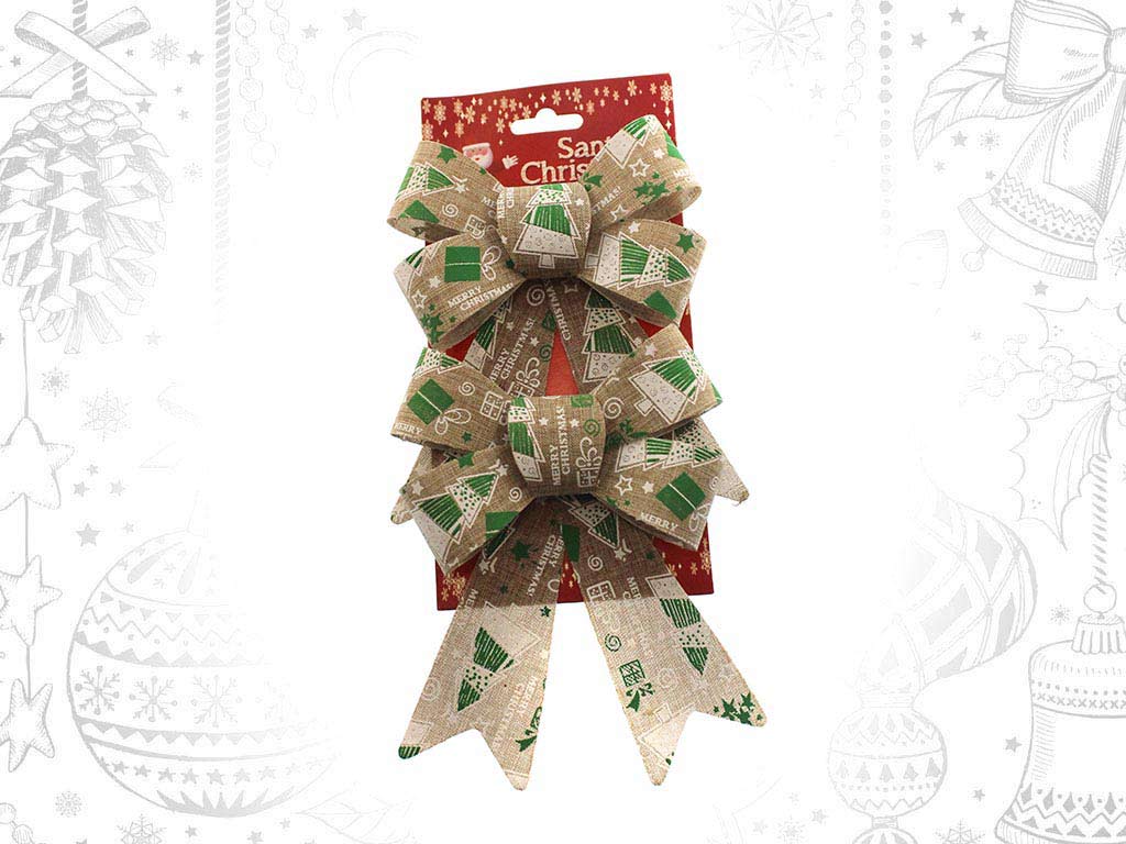 SET 2 LAZOS ARBOLES/REGALOS VERDES cod. 9315090