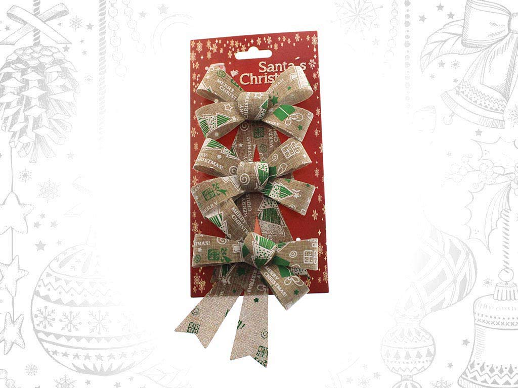 SET 3 LAZOS ARBOLES/REGALOS VERDES cod. 9315091