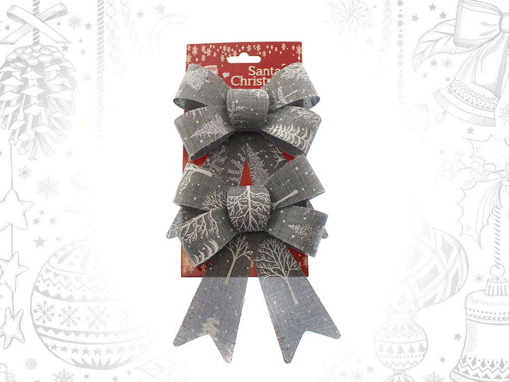 SET 2 LAZOS GRISES ARBOLES cod. 9315099