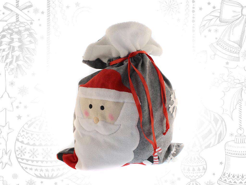 SACO PAI NOEL CINZENTO cod. 9315180