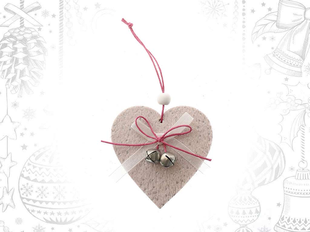 PINK HEART ORNAMENT cod. 9315465