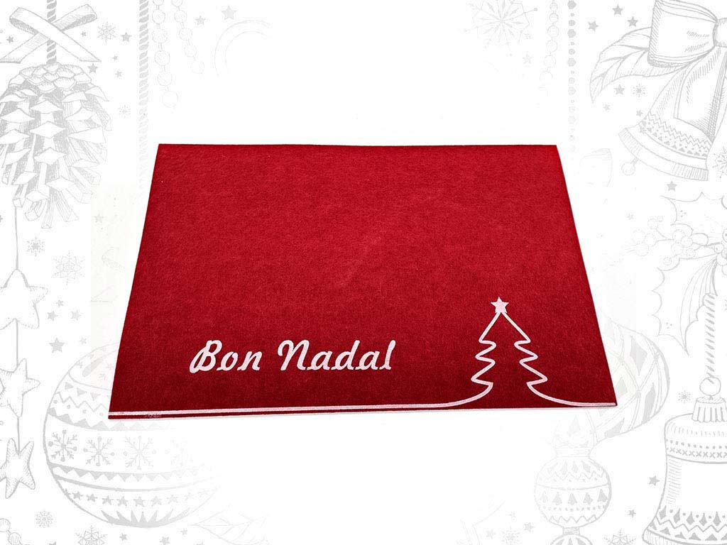 SALVAMANTEL ROJO BON NADAL cod. 9315588