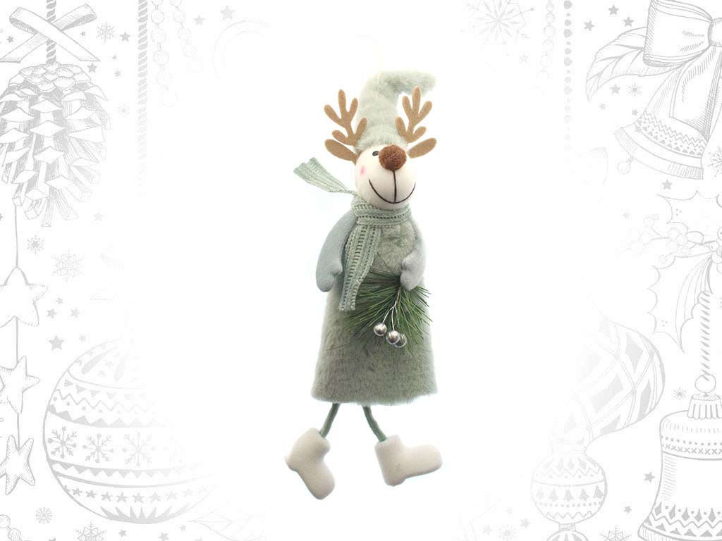 LARGE GREEN REINDEER ORNAMENT cod. 9315752