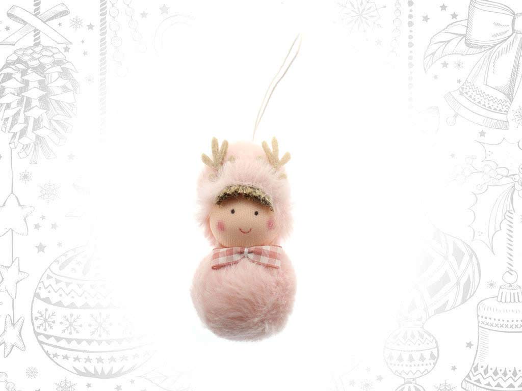 COLGANTE BOLA NIÑO ROSA cod. 9315805