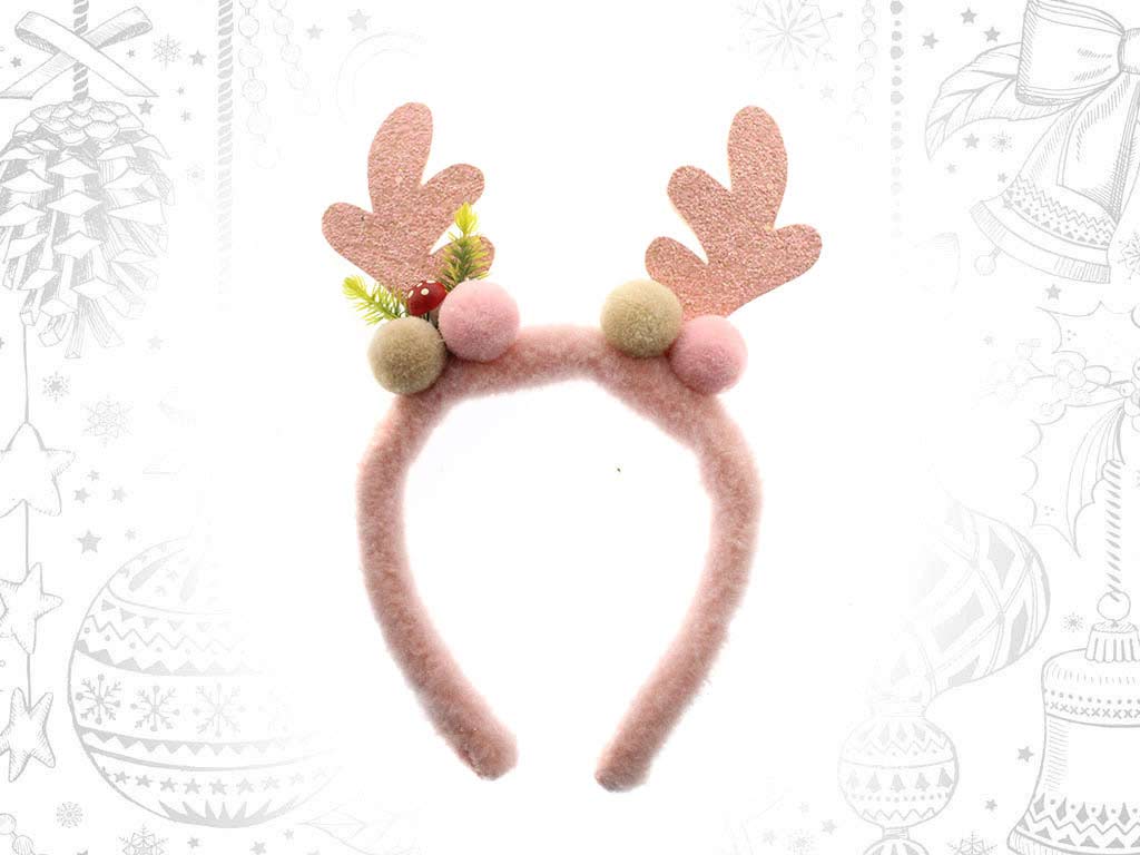 DIADEMA ROSA CUERNOS cod. 9315836