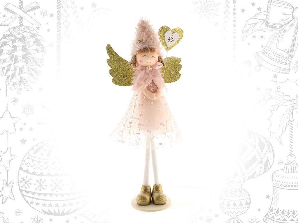 PINK STANDING GIRL W/ WINGS cod. 9315897