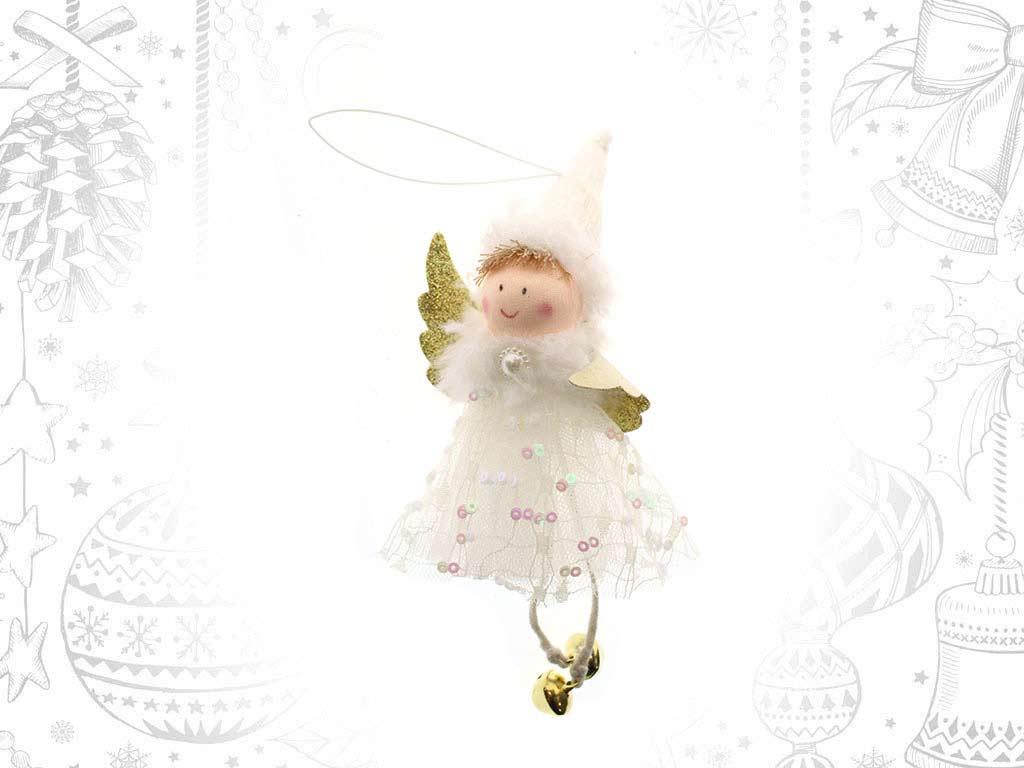 ORNAMENTO ANGELO BIANCO cod. 9315906