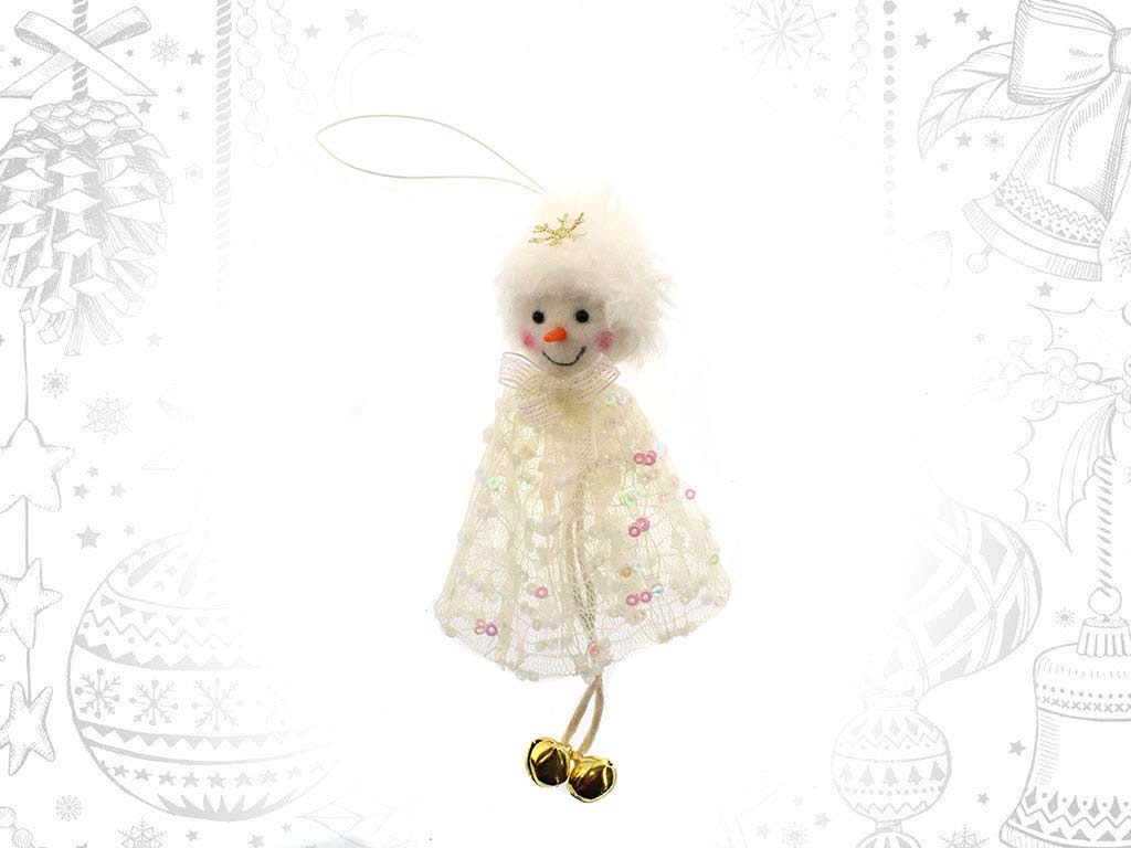 WHITE SNOWMAN ORNAMENT cod. 9315908