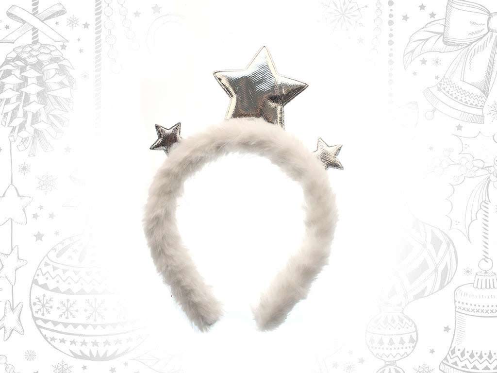 SILVER STAR WHITE HEADBAND cod. 9315971