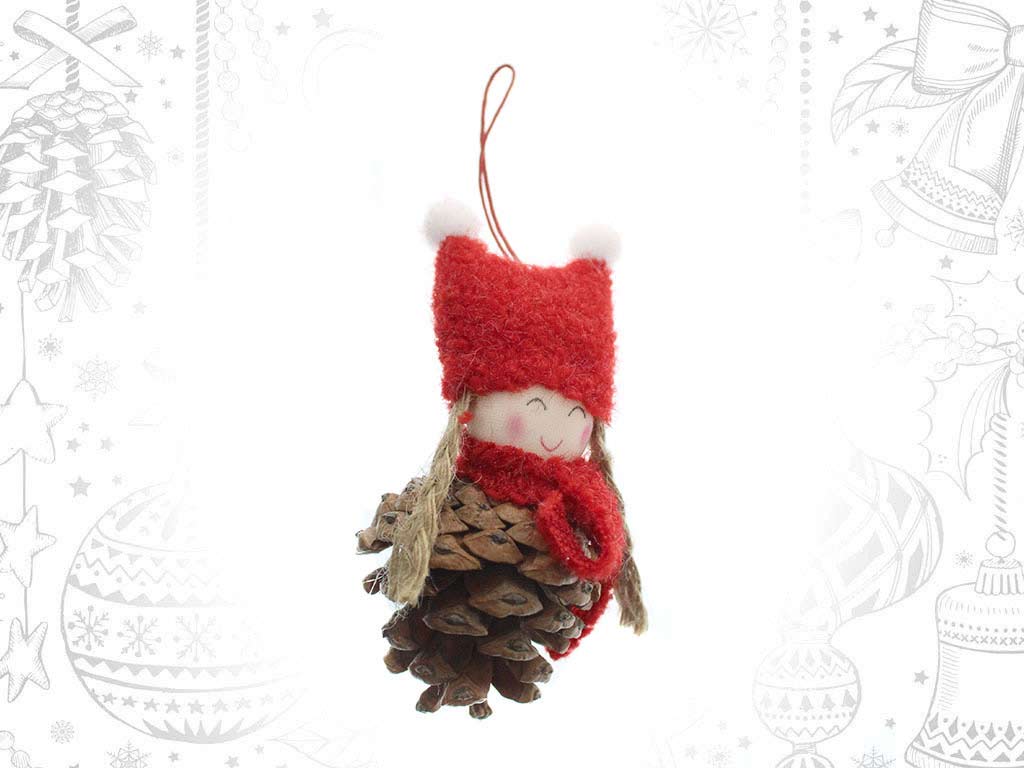 COLGANTE PIÐA NIÐA ROJO cod. 9316056