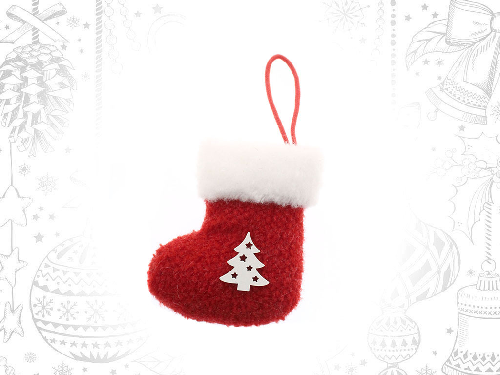 COLGANTE BOTA ARBOL ROJA cod. 9316120