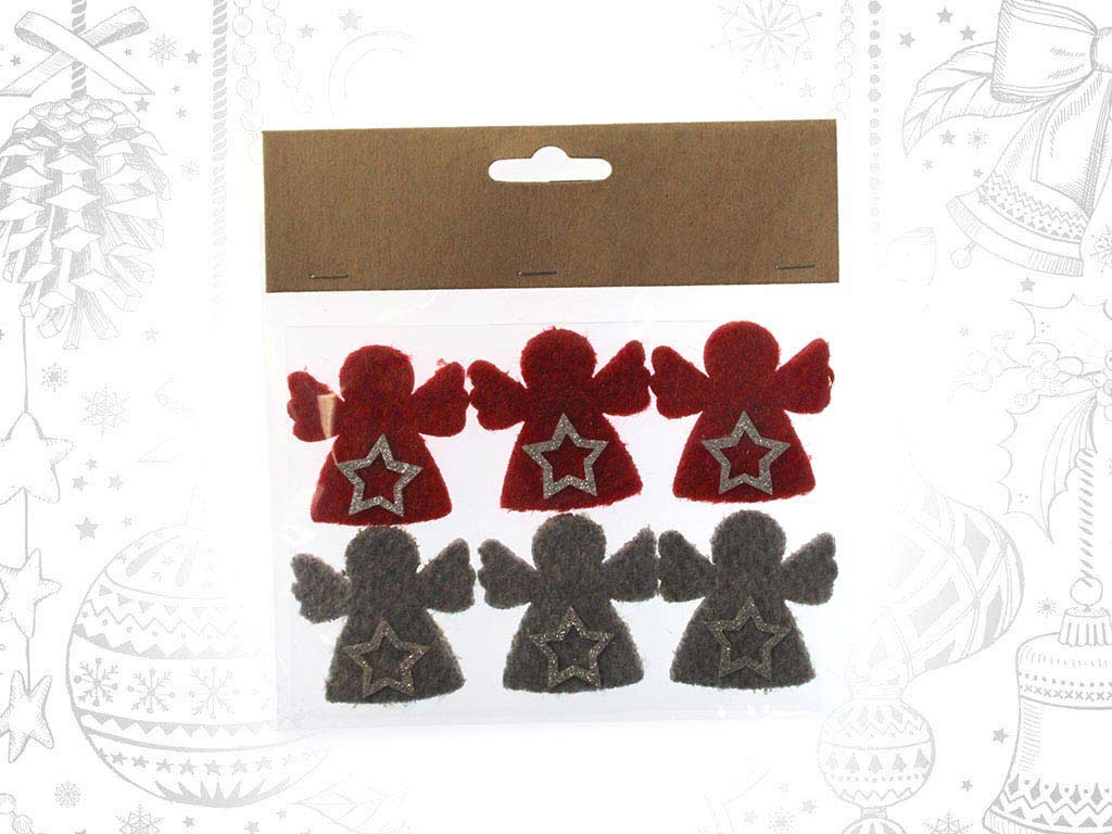 SET OF 6 ANGEL CLIPS cod. 9316153
