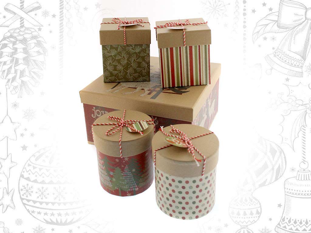 SET 5 CAJAS PURPURINA CRAFT NAVIDAD cod. 9316187