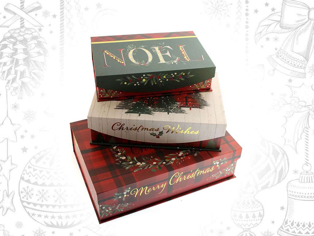 SET 3 CAJAS C/IMAN NAVIDAD cod. 9316190
