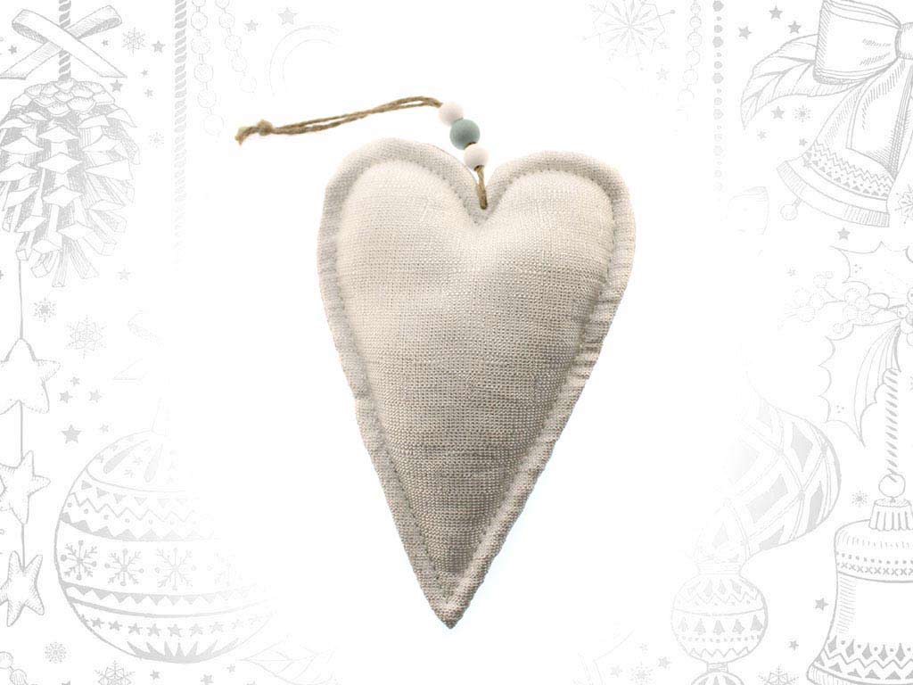 COLGANTE CORAZON BLANCO cod. 9316485