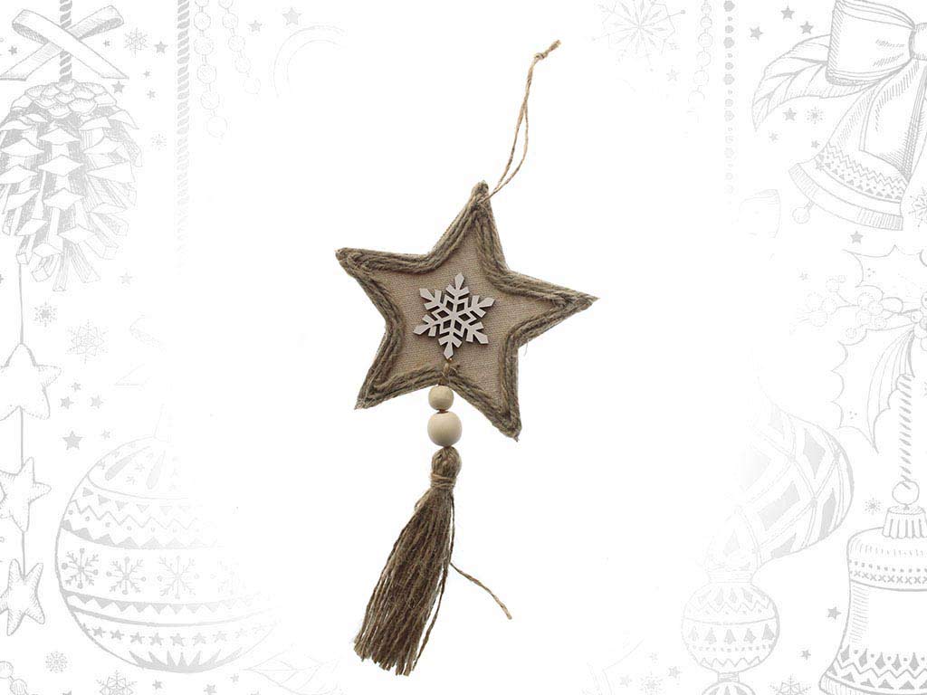 NATURAL STAR ORNAMENT cod. 9316542