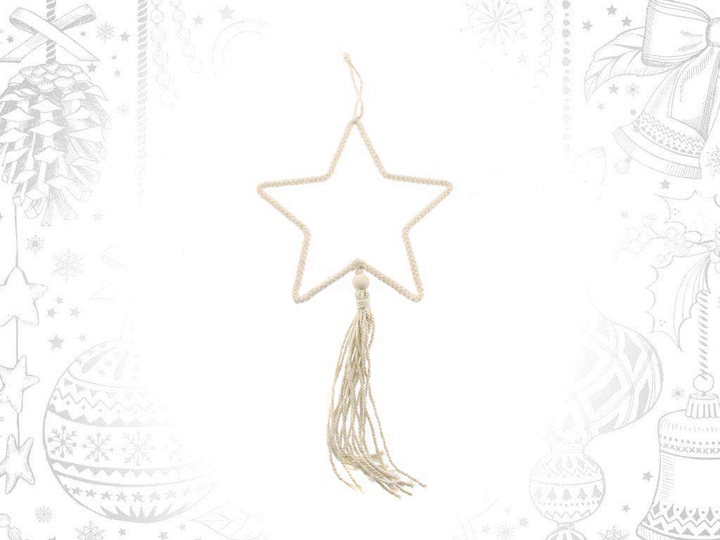 ORNAMENTO  ESTRELA MED. cod. 9316546