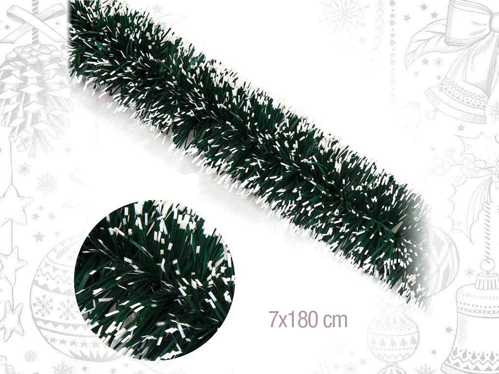 440 - BOA P/F VERDE PUNTAS BLANCAS 7X180 cod. 9316562