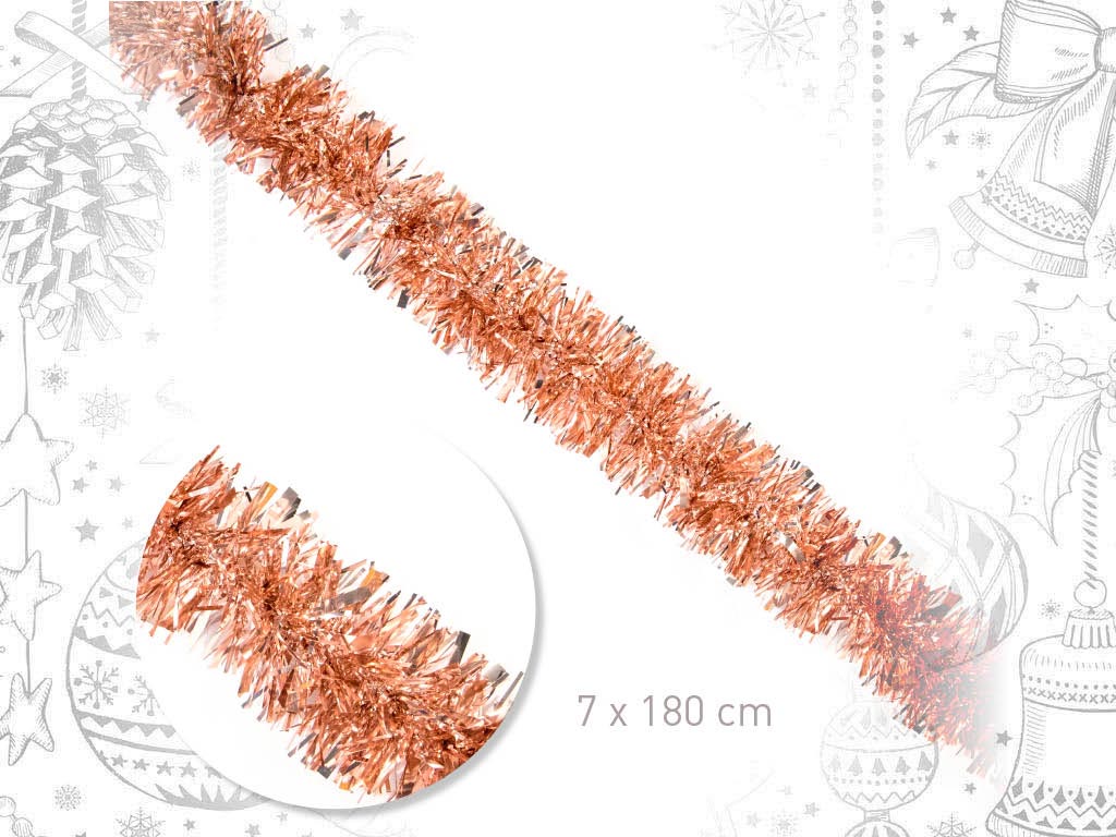 BOA P/A OURO ROSA BRILHO 7X180CM. cod. 9316567