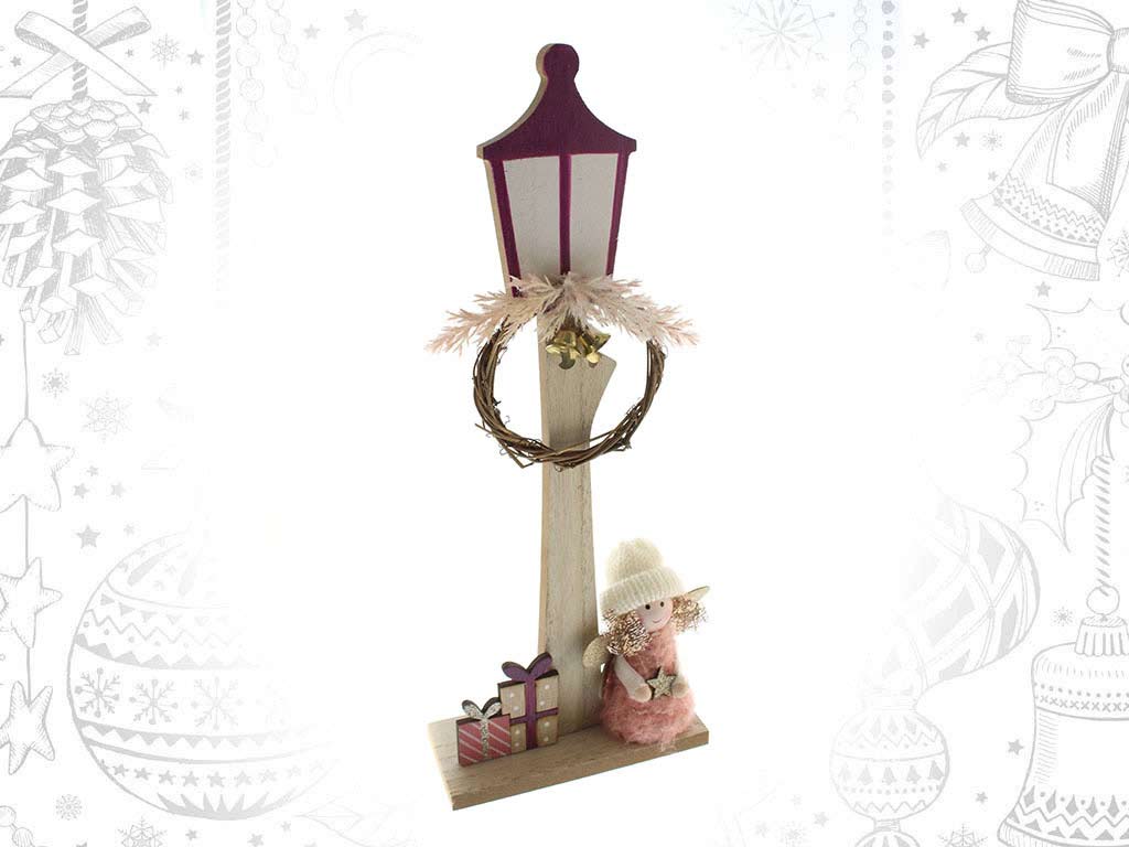 PINK ANGEL LAMP STAND cod. 9316823