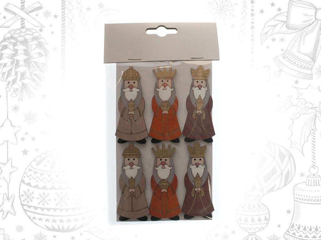SET 6 ASSORTED WISE MEN PEGS cod. 9316843