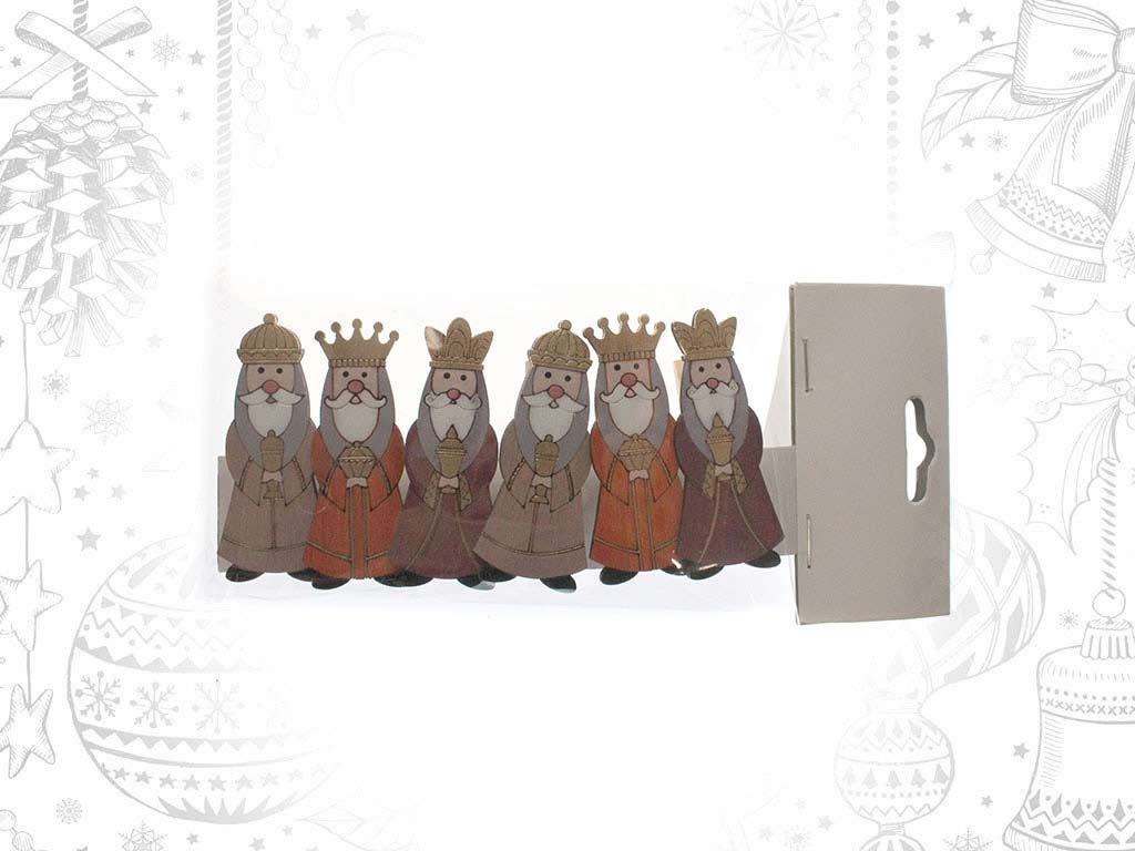 SET 6 ASSORTED WISE MEN PEGS cod. 9316844