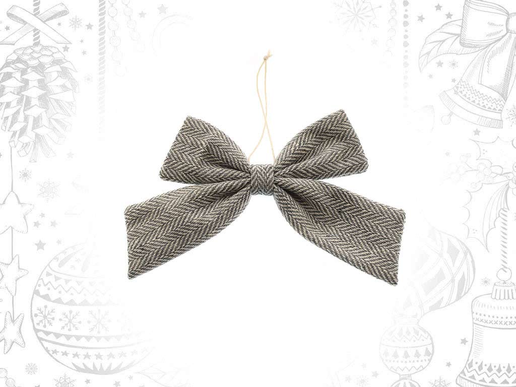 SMALL GREY BOW ORNAMENT cod. 9316907