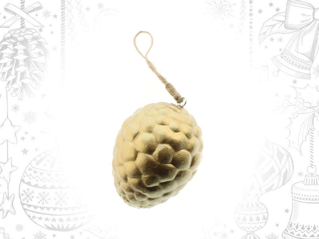 SMALL GOLD PINE ORNAMENT cod. 9316945