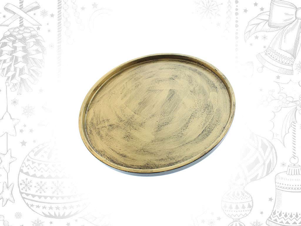 CENTRE DE TABLE ROND DORE PET. cod. 9316962