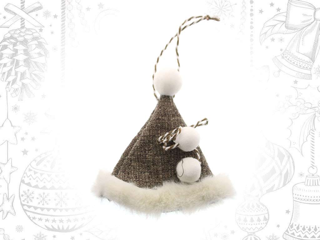 MINI BROWN HAT ORNAMENT cod. 9316975