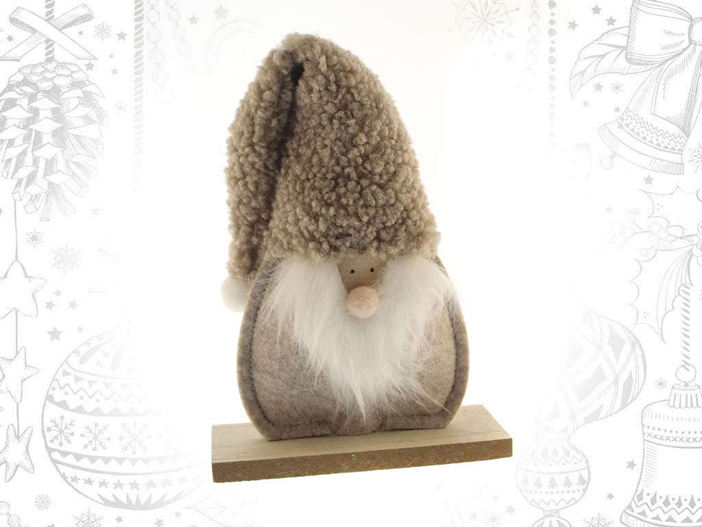 SUPPORT PERE NOEL MARRON BONNET LONG cod. 9316980