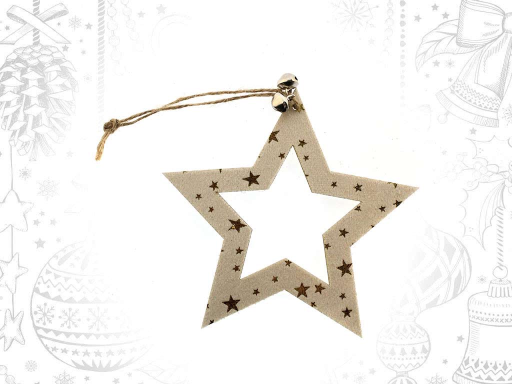 COLGANTE ESTRELLA BLANCO cod. 9317139