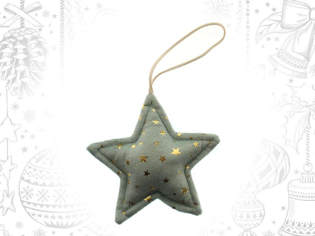 ORNAMENTO ESTRELA VERDE cod. 9317148