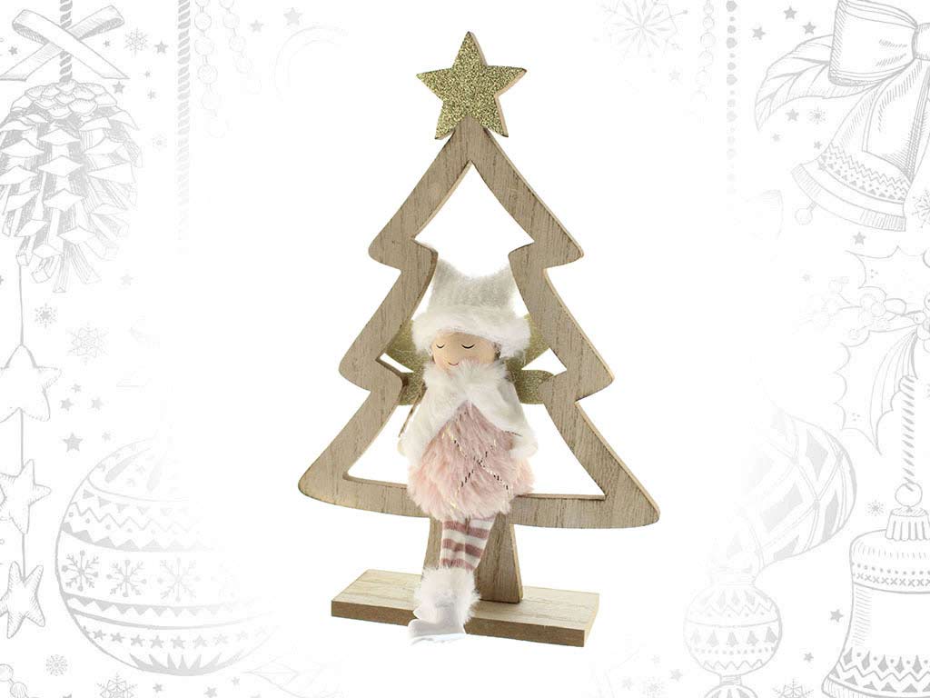 PINK ANGEL TREE STAND cod. 9317154